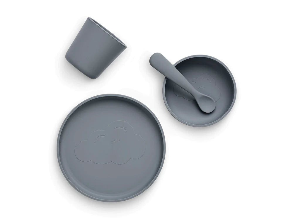Storm Grey Children's Dinner Set