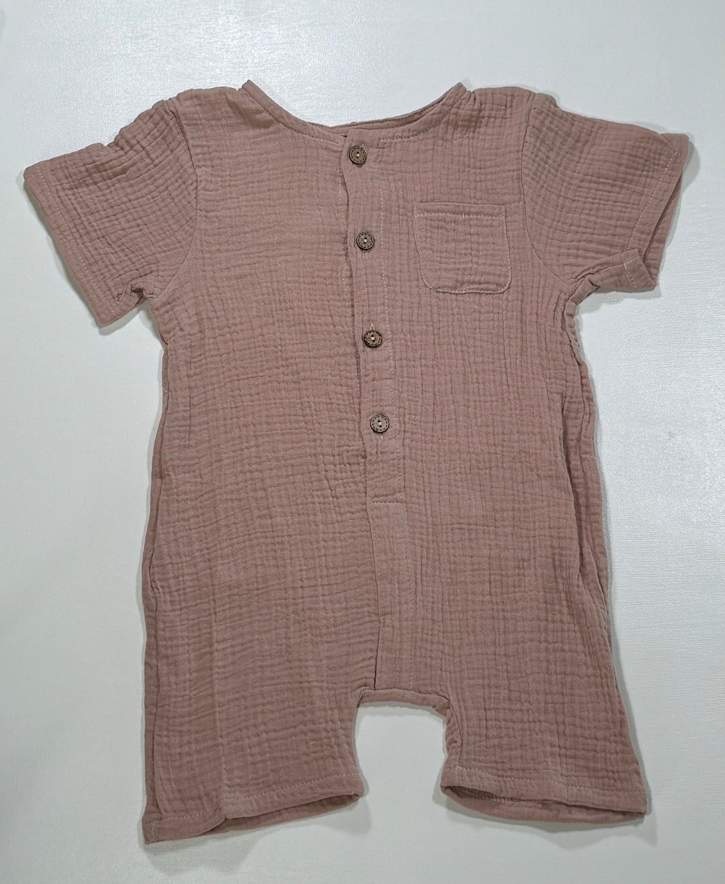 Old Pink Elijah Romper