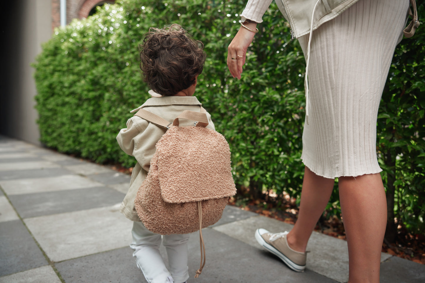 Diaper Bag Backpack Boucle